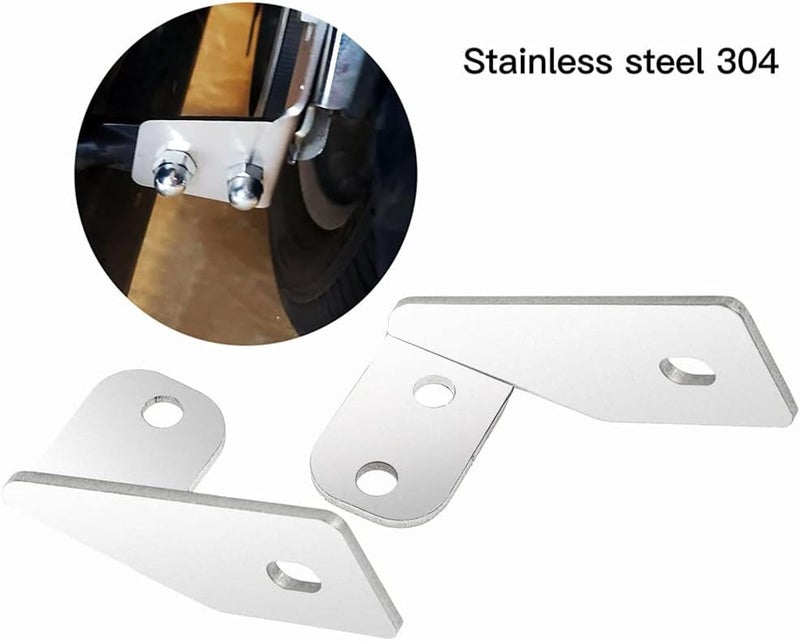 VPZMT Side Broken Fender Saddlebag Rail Support Brackets Strut for Harley Touring FLT,FLHT,Street Glide,Road Glide,Road King,Electra Glide,Ultra Glide 1984-2008 Models (Rail Support Brackets Strut) - Image 2